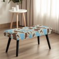 thumbnail image 4 of XYZCANDO Desert Camo Print Bench Slipcover, Pet Hair Resistant Dining Bench Covers Machine Washable Polyester Spandex Bench Seat Cushion Covers for Dining Room, 4 of 9
