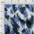 thumbnail image 2 of oneOone Cotton Jersey Medium Blue Fabric Animal Skin Quilting Supplies Print Sewing Fabric By The Yard 58 Inch Wide, 2 of 6