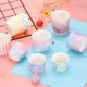 thumbnail image 4 of 50Pcs Moldes de Papel para Hornear Pequeños en Lote para Cupcakes Muffins Forros Cases Envolturas Gradiente Rosa Azul, 4 of 5