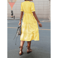 thumbnail image 3 of Vestido de Rayas Naranja M, 3 of 4