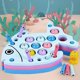 thumbnail image 4 of Juego de pesca magnético de madera Montessori Playset para bebés de más de 36 meses Lindo juego para padres y niños forma de pez, 4 of 9