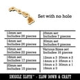 thumbnail image 2 of Hawaii State Silhouette Wood Mini Charms Shapes DIY Craft Jewelry - No Hole - 30mm (6pcs), 2 of 7