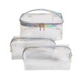 thumbnail image 2 of Bolsa de maquillaje transparente, bolsa organizadora de cosméticos portátil, bolsa de maquillaje de viaje de PVC resistente al agua, 2 of 4