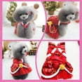 thumbnail image 4 of SPRING PARK Pet Dog Clothes Chinese Style Tang Skirt Dress Puppy Party Festival Costume Chihuahua, 4 of 7