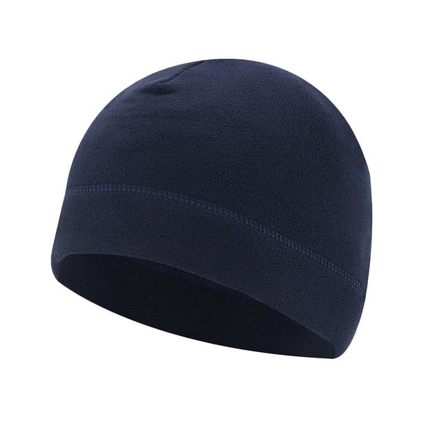 Gorro deportivo Sonducket Unisex de lana polar a prueba de viento azul marino