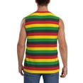 thumbnail image 4 of Fotbe Music Colors 1 Men's Camiseta sin Mangas Estampada para Hombres, Playera Casual para Gimnasio, Entrenamiento, Playa-Medium, 4 of 7