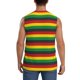 thumbnail image 4 of Fotbe Music Colors 1 Men's Camiseta sin Mangas Estampada para Hombres, Playera Casual para Gimnasio, Entrenamiento, Playa-3X-Large, 4 of 7