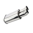 thumbnail image 2 of Qiaoxi Exhaust Tips Muffler Dual Outlet Stainless Steel Exhaust Muffler Pipes Straight-Through Performance Exhaust Tip Exhaust Pipe Automobile Accessories, 2 of 7