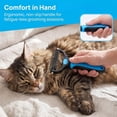 thumbnail image 4 of Pet Pro Grooming Tool,Deshedding Brush For Dogs And Cats, Professional Pet Deshedding Brush, Dual-Sided Undercoat Rake for Long & Short Hair Pets, 4 of 6