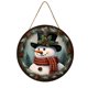 thumbnail image 1 of Letrero Navideño Con Muñeco De Nieve Para La Puerta Decoración Para La Puerta Principal Decoración Para Colgar En La Pared Colgador Navideño De Madera Para La Puerta Para Exteriores Porche Interior, 1 of 3