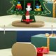 thumbnail image 3 of Bewildely Adorno de árbol de Navidad, marco hecho a mano para niños, adornos de madera, llamativa, decoración del hogar, ventana, fiesta, Kits de decoración para fiestas Verde Bewildely HA068048-02B, 3 of 6