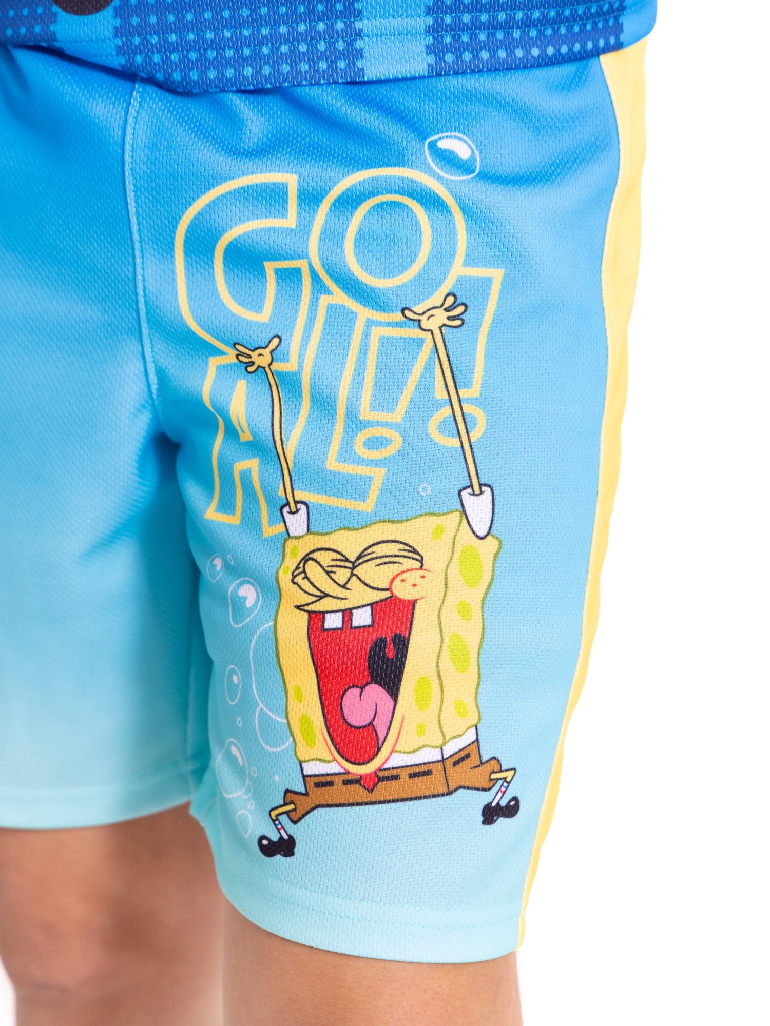 SpongeBob SquarePants Boys' Graphic Soccer Jersey and Shorts Set, 2-Piece, Sizes 4-16