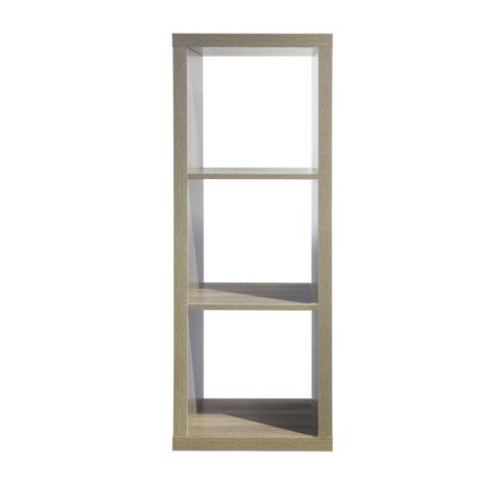 Juggernaut Storage 3-Cube Storage Organizer  Natural Oak