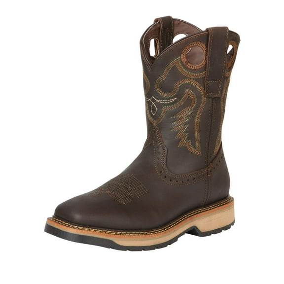 El General Men’s Work Boot - Grasso Leather - Moka 45368