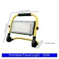 thumbnail image 2 of Portable Spotlight 50W LED Outdoor Lighting Floodlight 5000mAh Emergency Rechargeable Camping Lamp 4Modes Warning Flood Light ,Power Saving, 2 of 7