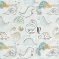 thumbnail image 4 of CREVENT Fuzzy Plush Warm Boys Green Dinosaur Minky Baby Receiving Blanket, 4 of 5