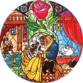 thumbnail image 1 of (w2632) Serie Dibujos Animados Llena Diamantes La Bella Y La Bestia Resina 35*35CM, 1 of 9