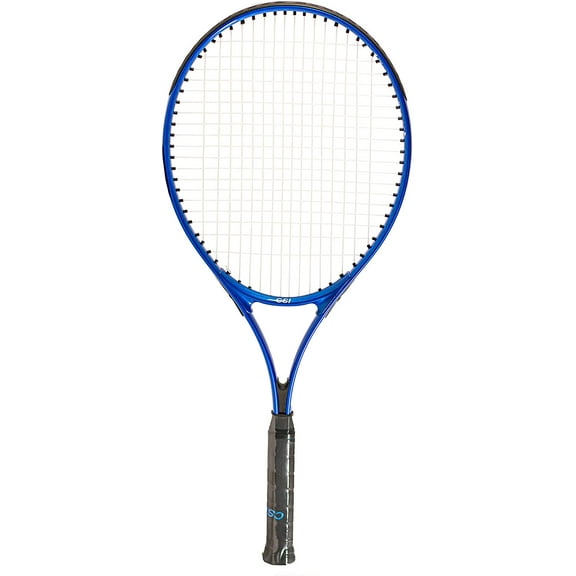 Cannon Sports Adult Aluminum Tennis Racket - 27 inch Oversized Racquets for Men & Women (4 1/4 Inch Grip)
