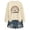 Beige, variant on Sweatshirt for Women Vintage Leopard Rainbow Graphic Sweater Cute Grandma Shirt Women Crewneck Pullover Life Tops