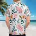 thumbnail image 6 of High Quality Hawaiian Shirts for Men Short Sleeve Aloha Beach Shirt Floral Summer Casual Button Down Shirts Blouses TRWYCH, 6 of 7