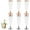 mix3, variant on ACDANC 6Pcs Champagne Flutes Plastic 5 oz Plastic Wine Glasses with Stem Martini Glasses for Parties Wedding Decoration Friend Gathering Mix1