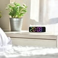thumbnail image 6 of RVASTEIZO Projection Digital Alarm Clock for Bedroom Colorful LED Alarm Clock for Bedrooms with 12/24H Snooze Mirror LED Alarm Clock, 6 of 6