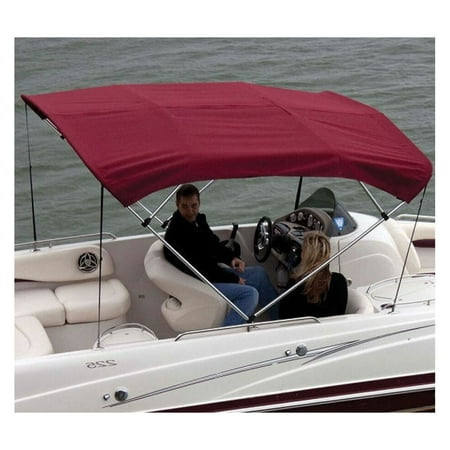 UPC: 0040011567345 | Shademate OV80210OY Bimini Top Sunbrella Fabric & Boot Only – Burgundy