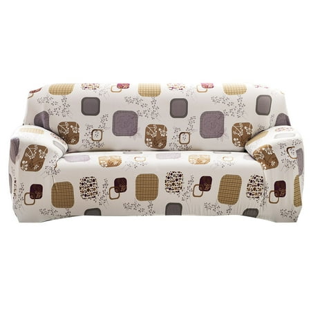 90 Sofa Cover Unique Bargains Stretch 3 Seats Flower Block Pattern Sofa Cover Slipcovers Couch Protector Mult-color 74