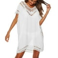 thumbnail image 2 of EFINNY Women Summer Swimsuit Beach Bikini Cover Up Loose Plus size Crochet Cover ups for S-2XL, 2 of 4