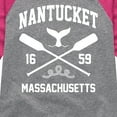 thumbnail image 3 of Instant Message - Nantucket - Toddler & Youth Girls Raglan Graphic T-Shirt, 3 of 6