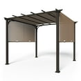 thumbnail image 6 of INTER HUT 10 x 10 Outdoor Pergola with Adjustable Shade Top, 6 of 6