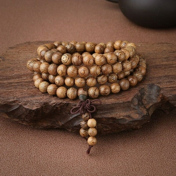 Prayer Beads Wooden Bead Buddhist Beads Necklace 108 Buddhist