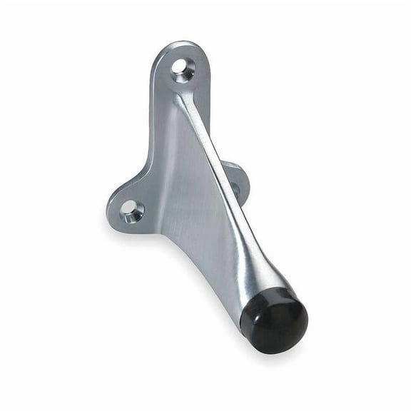 Rockwood Rigid Door Stop,Wall Mount,Satin Chrome 487.26D