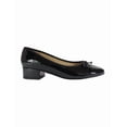 thumbnail image 2 of ZAPATILLA DE VESTIR Y FISTA DE DAMA CHAROL NEGRO MARCA LEON EL02, 2 of 4