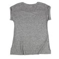 thumbnail image 2 of bar III Womens High-Low Embellished T-Shirt, Grey, X-Large, 2 of 2