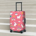thumbnail image 5 of Yiaed Yoga Unicorn Print Travel Luggage Cover Suitcase Protector Fits 18-32 Inch Luggage Wheel Covers Patterned Elastic Luggage Anti-scratch（No luggage）-Small, 5 of 5