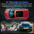 thumbnail image 3 of 3 Channel Dash Cam Front and Rear Inside, Full HD 1080P Dash Camera for Cars, Giugt Dashcam Three Way Triple Car Camera with IR Night Vision, Loop Recording, G-Sensor, Parking Monitor, 24h Recording, 3 of 12