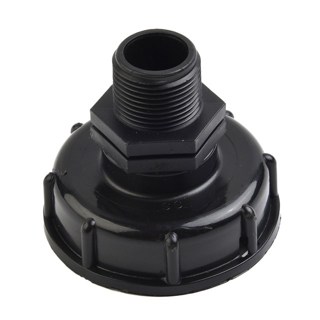 IBC Container Adapter S60x6 Cap External Thread 1inch Lid Water Tank Rain Barrel