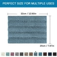 thumbnail image 2 of Cqxid Carpet Under $20 Bath Mats For Bathroom Non Slip Extra Thick Striped Bath Rug 20, 2 of 2