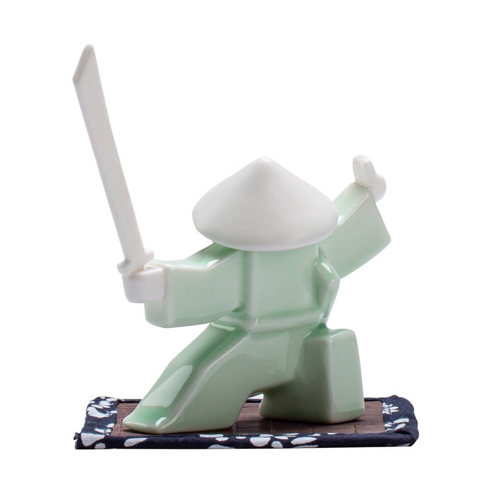 Creative Samurai Modern Ceramic Ornament Incense Burner, Heroic Tea Pet, Home Indoor Sandalwood Incense Holder, Incense Tray