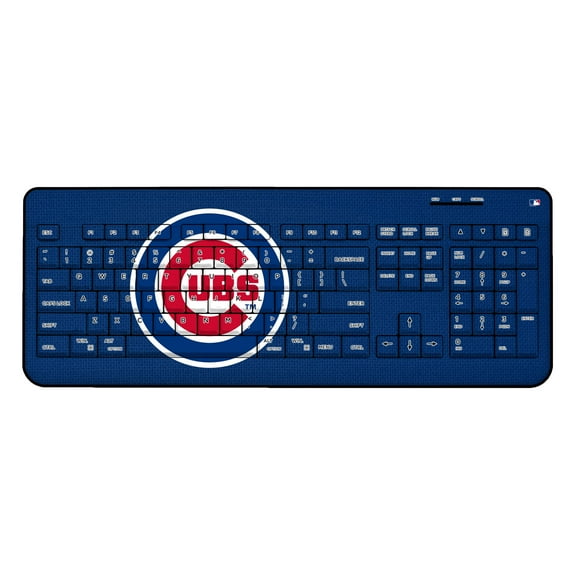 Chicago Cubs Team Logo Wireless Keyboard