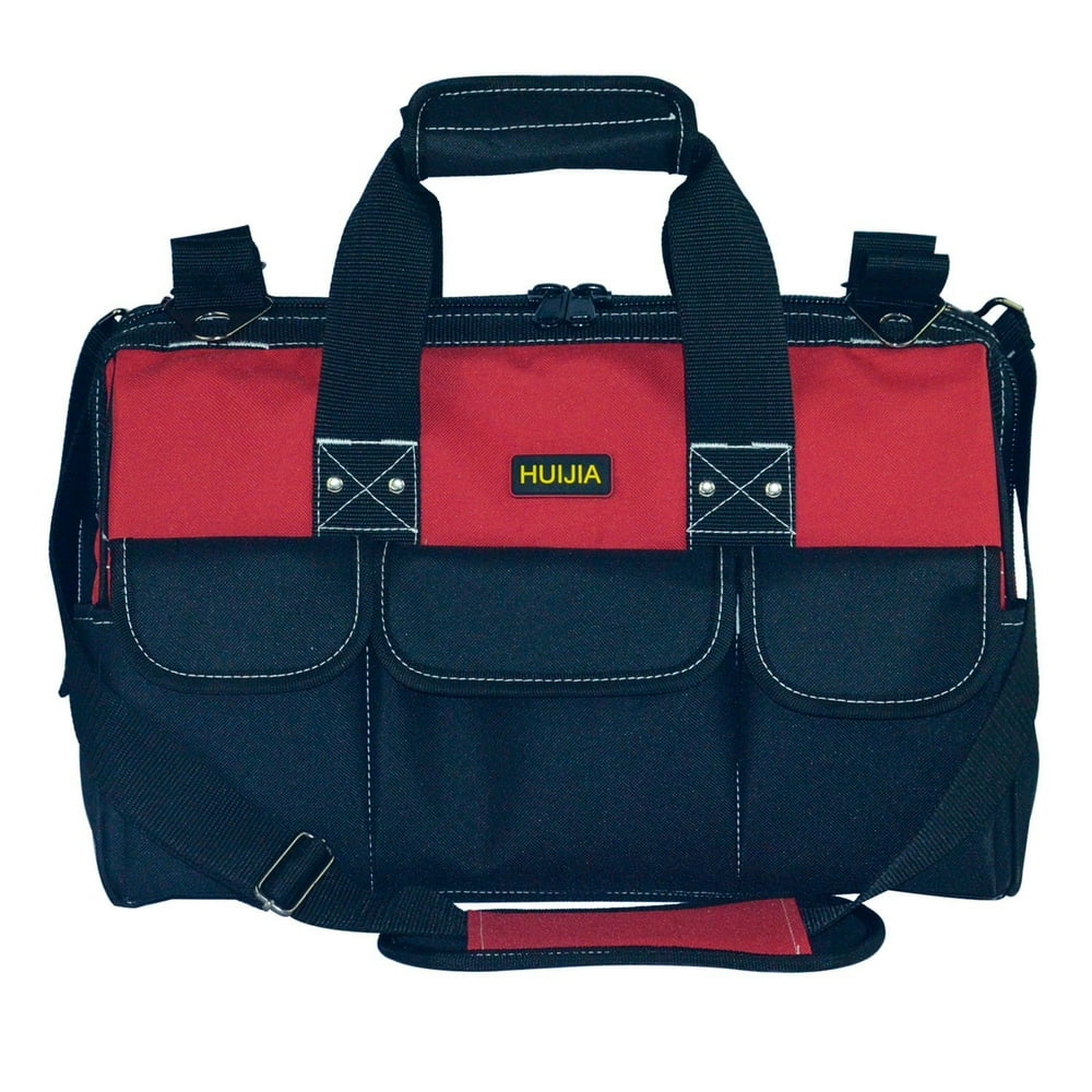 Heavy Duty Collapsible Tool Storage Bag with 5 Wear Resistant Rubber