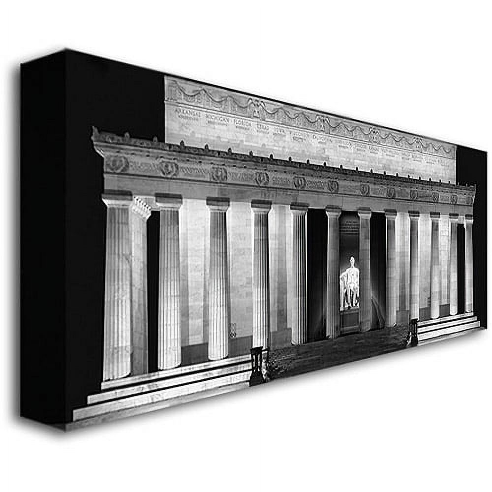 Trademark Art "Lincoln Memorial- Night" Canvas Wall Art by Gregory O'Hanlon