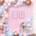 thumbnail image 4 of CNKOO 1 Panel Fiber Sheer Backdrop Curtain Arch Drapes Wrinkle-Free 5ft x 9.2ft, 4 of 24