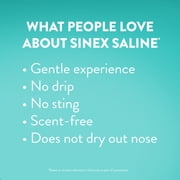 Vicks Sinex Saline Nasal Spray, Nasal Decongestant for Sinus Relief, 5 oz