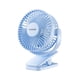 thumbnail image 1 of Ventilador portátil con clip Gaiatop Funciona con pilas color azul claro, 1 of 3