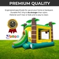 thumbnail image 3 of Pogo Bounce House Crossover Bounce House with Slide, Classic Tropical, 3 of 8