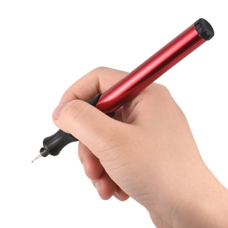 Carving Letters In Stone And Wood Electric Micro Engraving Pen Mini Engraver Machine Cordless DIY Carve Tools Graver Kit with Extra Diamond Bit Replacement for DIY Jewellery Metal Glass Wood Ceramics Stone ()
