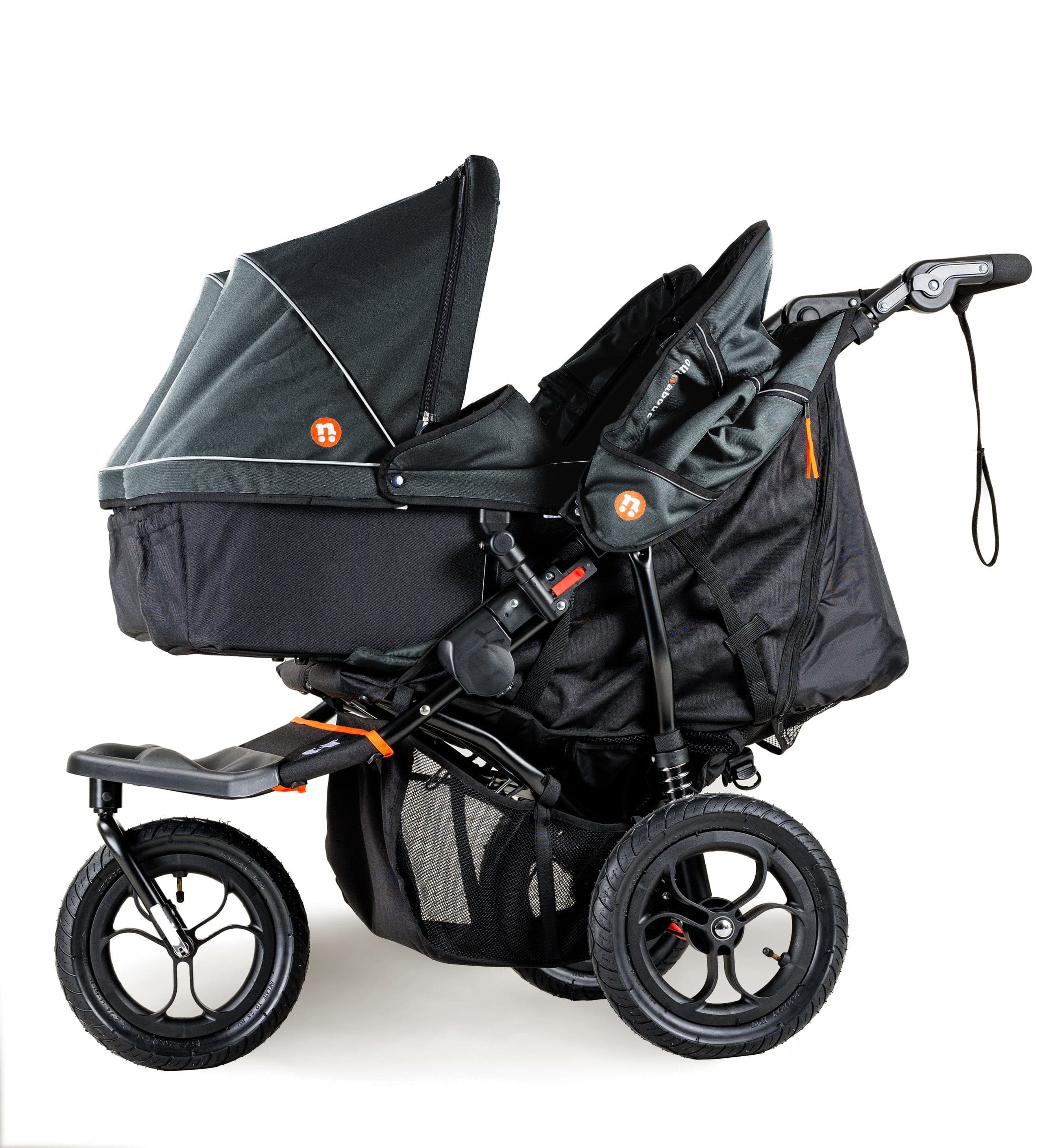 Out'n'About Nipper Double Stroller Carrycot Adapter 2