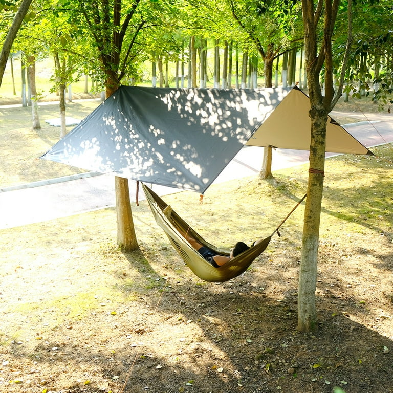 Tesleader Waterproof Camping Tarp for Tent, Ultralight Hammock